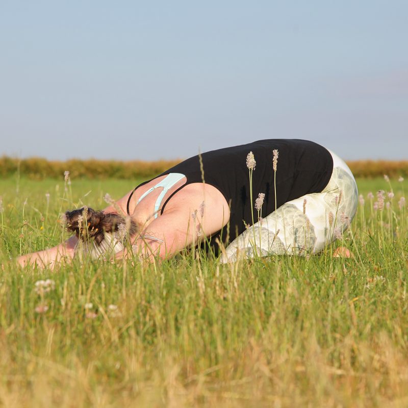 niederwerfen, ausruhen, Balasana